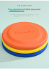 Bite-resistant Frisbee dog training Frisbee pet toy EVA floating interactive toy - Blue Large (235mm) - 20cm without zipper