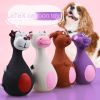 Latex sound toys for dogs; cartoon dog toy for elephants and cows; pet toy - Black donkey