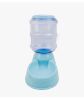 Pet Feeder - Self-Dispensing Feeding Bowl Automatic Gravity Dog Water/ Dry Food Container - Blue