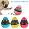 Dog Toys Food Ball Food Dispenser Training Balls Interactive Puppy Cat Slow Feed Pet Tumbler Toy Dogs Puzzle Toys Pet Supplies - Green