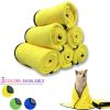 Quick-drying Pet Dog And Cat Towels; Soft Fiber Towels Water-absorbent Bath Towel Cleaning Pet Towel - Green - 25*25cm/9.8*9.8in