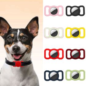 2pcs Pet Silicone Protective Case Dog Cat Collar Loop For Apple Airtags Cover For Air Tags Locator Tracker Anti-lost Device New - purple 2pcs