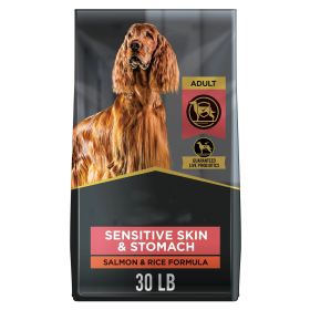 Sensitive Skin and Sensitive Stomach Dog Food Salmon and Rice Formula - 30 lbs