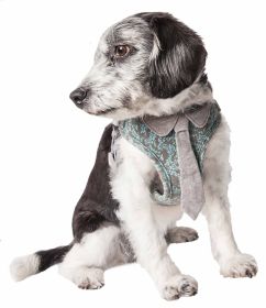 Pet Life 'Fidomite' Mesh Reversible And Breathable Adjustable Dog Harness W/ Designer Neck Tie - Small