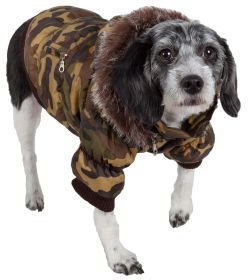 Metallic Fashion Pet Parka Coat - X-Small