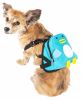 Pet Life 'Waggler Hobbler' Large-Pocketed Compartmental Animated Dog Harness Backpack - Small