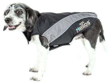 Helios Octane Softshell Neoprene Satin Reflective Dog Jacket w/ Blackshark technology - X-Small