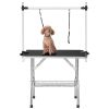 36" Professional Dog Pet Grooming Table Adjustable Heavy Duty Portable w/Arm & Noose & Mesh Tray - as picture