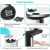 Automatic Soap Dispenser 16.9OZ Anti-slip Sensor Refillable Hand Gel Desktop Dispenser 2 Drop Volume Adjustment - Black