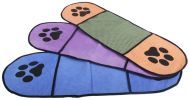 Pet Life 'Dry-Aid' Hand Inserted Bathing and Grooming Quick-Drying Microfiber Pet Towel - Blue