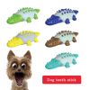 Rubber Kong Dog Toy Small Dog Accessories Interactive Puppy Dog Toothbrush Teeth Cleaning Brushing Stick French Bulldog Toys - Pig Green