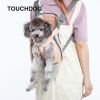 Touchdog 'Wiggle-Sack' Fashion Designer Front and Backpack Dog Carrier - Blue - Small