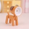 Mini Cute Animal Pet Dogs Designer Led Night Light Table Lamp Kids Toys Gifts For Christmas - Orange