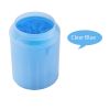 1pc Pet Paw Cleaner. Pet Cleaning Foot Cup For Dog And Cat; Pet Grooming Supplies - Orange - S