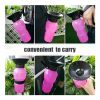 1pc Dog Water Bottle; Plastic Dog & Cat Water Bottle Mug 500ml For Outdoor Travel - Pink