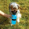 1pc Dog Water Bottle; Plastic Dog & Cat Water Bottle Mug 500ml For Outdoor Travel - Pink