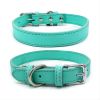 New Soft Puppy Collar For Dog And Cat; Leather Pet Collar Necklace For Small Medium Dog; adjustable dog collar - Red - S:1.5cm*37cm