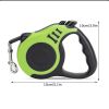 Pet Leash For Dog & Cat; Retractable Dog Leash Automatic Telescopic Tractor Dog Rope For Outdoors; dog leash - Green - S