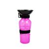 1pc Dog Water Bottle; Plastic Dog & Cat Water Bottle Mug 500ml For Outdoor Travel - Pink