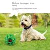 Dog toy hollow ball bite-resistant elastic rubber ball bell pet toy; Jingle Bell Toy Ball - blue - Hollow ball (with tennis ball)