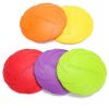 Pet UFO Toys New Small Medium Large Dog Flying Discs Trainning Interactive Toy Puppy Rubber Fetch Flying Disc 15CM - Purple