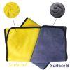 Quick-drying Pet Dog And Cat Towels; Soft Fiber Towels Water-absorbent Bath Towel Cleaning Pet Towel - Yellow - 100*50cm/39.4*19.7in