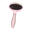 1 Pcs Pet Brush Dematting Grooming Comb Removing Knots Professional Safe Ergonomic Handle Cat Dog Comb - Blue