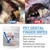 Grooming Wipes Pet Teeth Cleaning Wipes for Dogs & Cats, Dental Wipes for Dogs Teeth - 50pcs