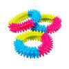 Pet toys tri-color rubber prickly ring dog molars bite-resistant toys dog toy - 10*2.5cm