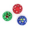 Dog toy hollow ball bite-resistant elastic rubber ball bell pet toy; Jingle Bell Toy Ball - blue - Hollow ball (with tennis ball)