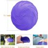 Pet UFO Toys New Small Medium Large Dog Flying Discs Trainning Interactive Toy Puppy Rubber Fetch Flying Disc 15CM - Purple