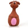 Latex sound toys for dogs; cartoon dog toy for elephants and cows; pet toy - Purple Elephant