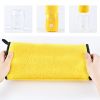 Quick-drying Pet Dog And Cat Towels; Soft Fiber Towels Water-absorbent Bath Towel Cleaning Pet Towel - Yellow - 60*30cm/23.6*11.8in