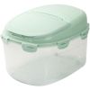 Pets Cats Storage Container, Sealed Moisture-Proof Grain Storage Bucket, BPA Free Dog Food Storage Box, Leak Proof and Reusable Storage Barrel - green