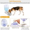 3.5L/1Gal Pet Water Dispenser Self-Dispensing Gravity Pets Water Feeder Automatic Pet Waterer Cat Dog - Beige