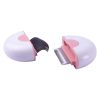 Pet Life 'LYNX' 2-in-1 Travel Connecting Grooming Pet Comb and Deshedder - Pink - Small