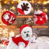 Pet Christmas Clothes Santa Claus Reindeer Antlers Costume Winter Outfit New Year Coat - S