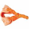 Pet Life 'Bonatied' Mesh Reversible And Breathable Adjustable Dog Harness W/ Designer Neck Tie - Orange - X-Small