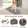 Pet Supplies Dog Bed with Memory Foam Support - Gray - O/S