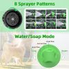 Pet Dog Wash Outdoor, High-Pressure Pet Shower Sprayer Dog Shower Brush And Pet Grooming Comb For Watering Flowers, Car Washing, Pet Bathing - Green