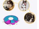 Pet Puzzle Treat Toy Interactive Food Dispenser Toy Slow Feeder Iq Game Dog Smart Training Toy - Blue