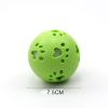 Rubber Pet Ball Toys Sound Interactive Durable Molar Dog Training Toys For Medium and Big Dogs Cleaning Teeth Pet Supplies - Pink