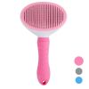 One-click Hair Removal Pet Comb Cat Comb Automatically Faded Dog Comb Pet Supplies Dog Brush Pet Accessories Pet Grooming - blue