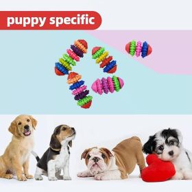 Dog Toys TPR Soft Glue Multi-color Swivel Training Dog Throwing Interactive Bite Resistant Pet Supplies - as the picture