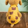 Pet Clothes; Summer New Pet Dog Clothes Thin Vest Bird's Eye Printing; Pet Clothes For Dogs And Cats - Yellow - XXL