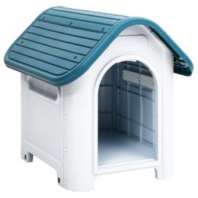 Dog House Blue 23.2"x29.5"x26" Polypropylene - Blue