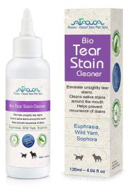 Tear Stain Remover Eye Stain Cleaner for Dogs and Cats Natural Ingredients 26 Dead Sea Minerals - Arava