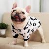 Autumn/Winter warm dog coat Small; medium dog; Flannel warm dog clothing pet supplies; dog clothing - Pink leopard print - S