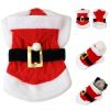 Christmas Pet Clothes For Small & Medium Dog; Santa Claus Dog Hoodie; Winter Pet Jacket - Red - S