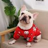 Autumn/Winter warm dog coat Small; medium dog; Flannel warm dog clothing pet supplies; dog clothing - Black and white cow bottle (Fadou type) - L